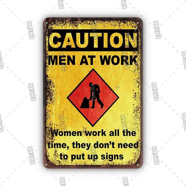 Vintage Danger Metal Painting Poster Tin Sign Retro Warning Metal Plate Signs Shabby Chic Garage Man Cave Home Wall Decor Board Plaques w39 30X20CM 1602