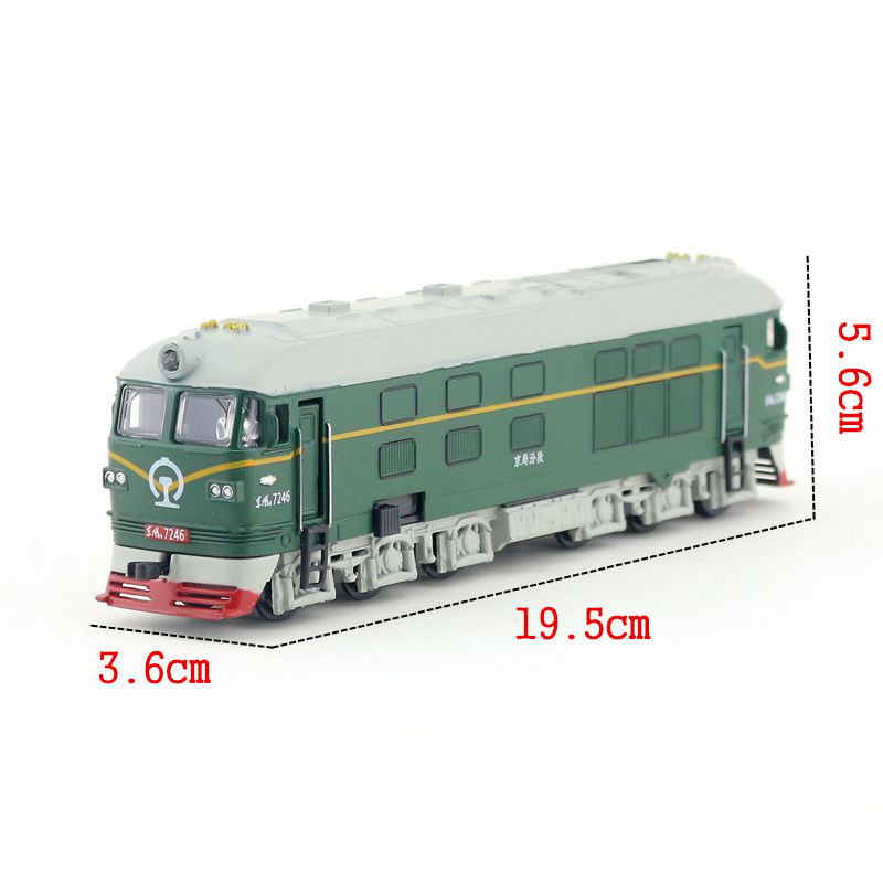 Diecast Model Car -Selling1 87 Alloy Pull Back dongfeng Train Model Model Children's Gifts in Origional Packaging simulation of Sound and Light 220930