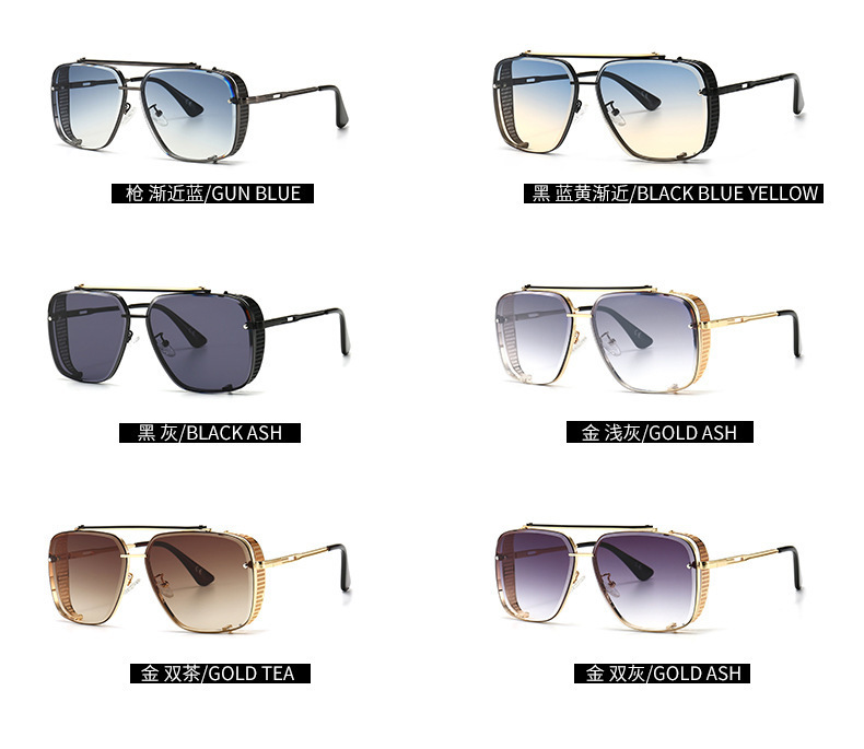 Sunglasses Frames PUNK Mach six Style Gradient women Fashion Men Vintage Brand Design uv400 Sun Glasses De Sol 220929