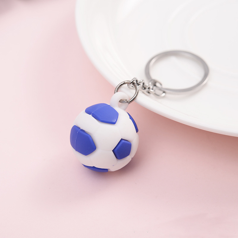 Esportes Chave de Key Chain Key Key Ring Football Pingyring para presente de esportista favorito