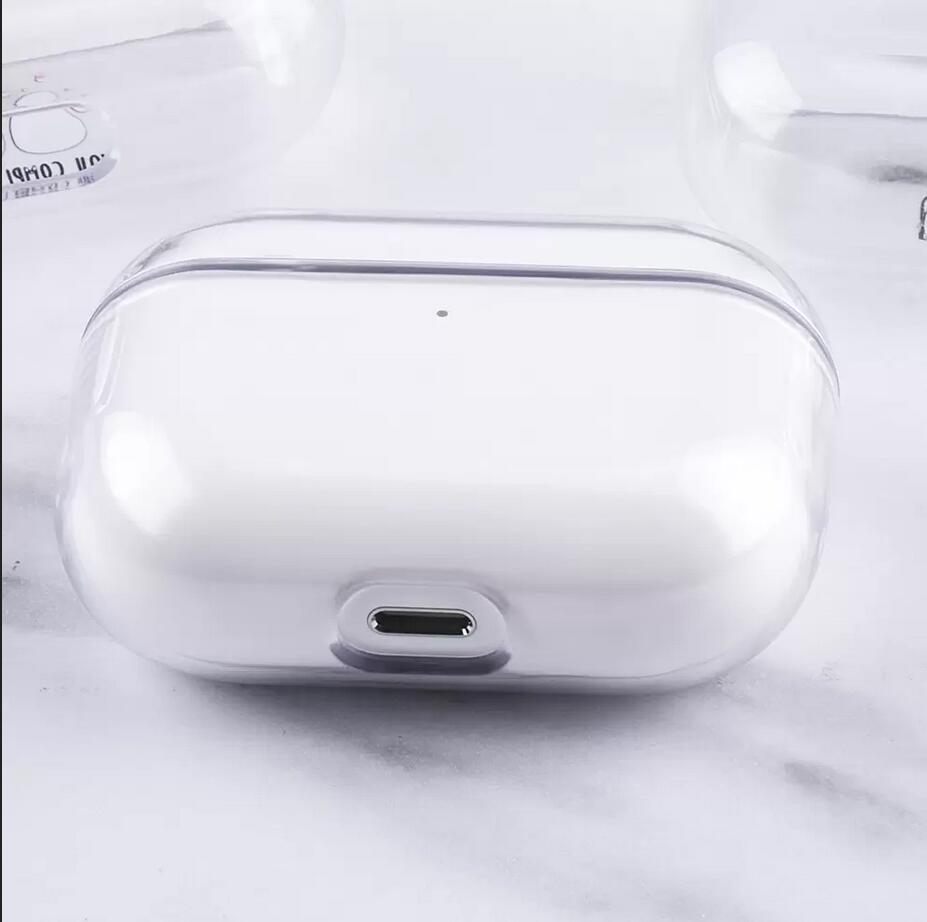 TPU Clear Soft Earphones Cases For Apple Airpods pro air pods 3 airpod 2 Wireless Earphone Cover For Air Pods Pro Pod Case Box Bag7448201