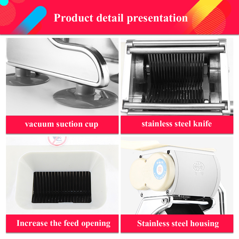 Commercial Household Meat Cutting Machine Stainless Steel Meat Slicer Shred Cutter Machine