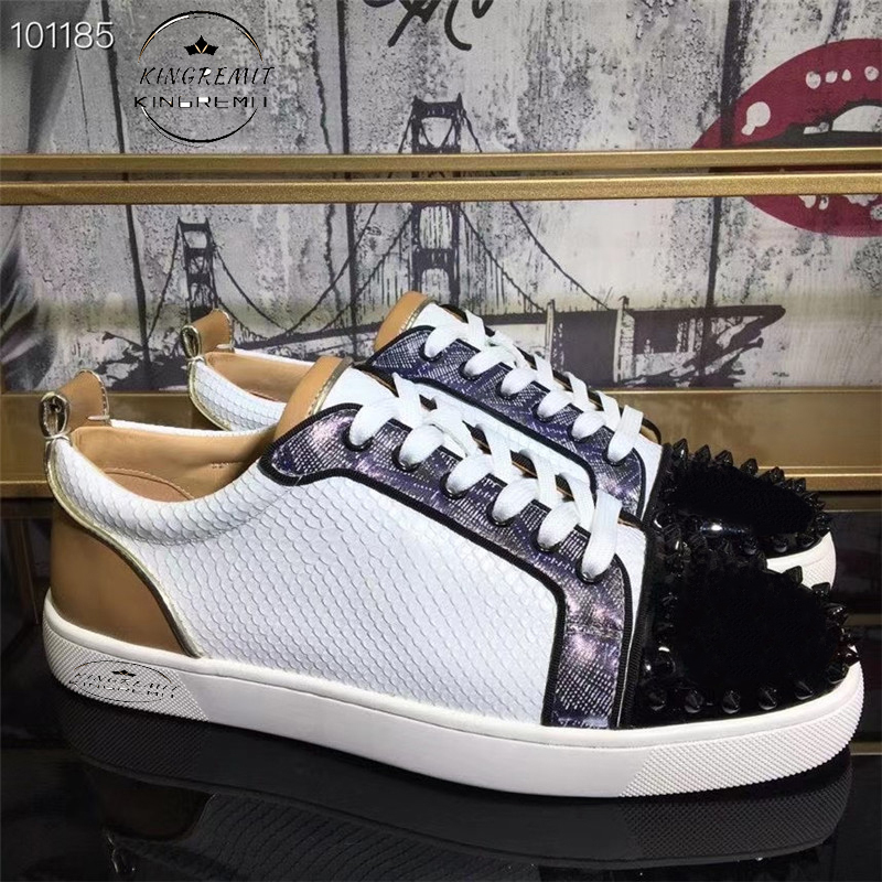 2022 Designer Shoes Studded Spikes Sneakers Men Women Trainers Fashion Platform Insider Sneaker Low Cut Suede Shoe With Box