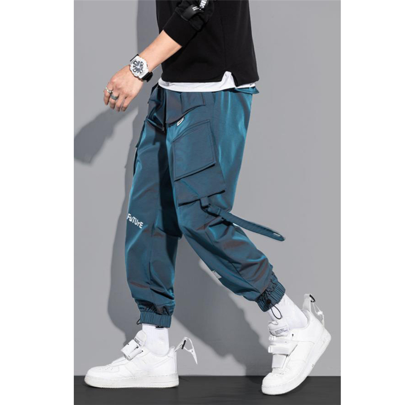 Pantalons de cargaison pour hommes TRANSERS MULTUMS DE HOP HOP HOP