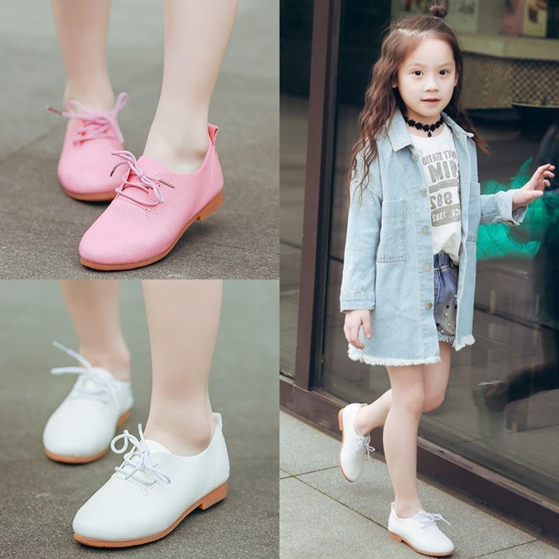JGSHOWKITO Kids Shoes Boys Children s Casual Sneakers Girls Flats Candy Soft Lace up Classical Comfortable 220811