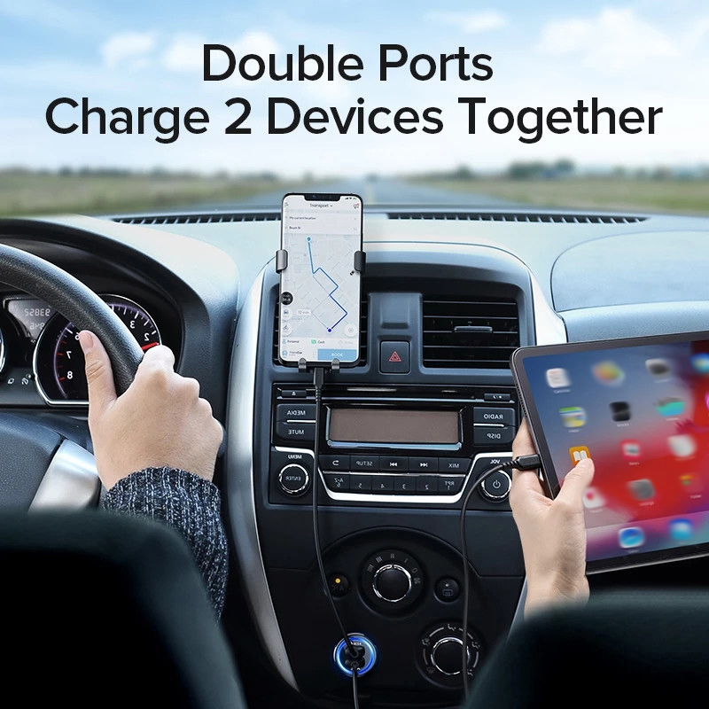 Nouvelle tendance TE-P32 Chargeur de voiture USB Charge rapide 3.0 Chargeurs de charge rapide Sortie de courant stable 20W PD Chargeur pour plusieurs appareils compatibles