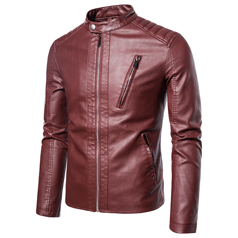 Hombres chaqueta de imitación motocicleta otoño chaquetas para hombre blanco jaqueta de couro masculina outwear masculino pu abrigos de cuero 5xl 220811