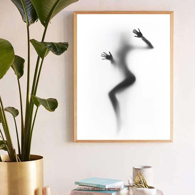 Modern Sexy Girl With Notebook Canvas Painting Nordic Decor Wall Art Enchanting Woman Posters And Prints For Living Room