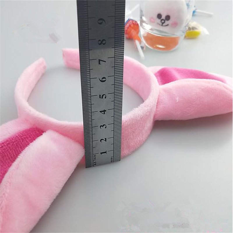 Bandeau oreilles de cochon en peluche rose pour enfants, accessoires de jeu de rôle de sitcom de noël GC1503