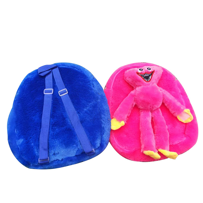 Factory Wholesale 2 Cor 14,2 polegadas 36 cm Huggy Wuggy Childpack Backpack Plush Toy Toy Pink School School School Children Gift