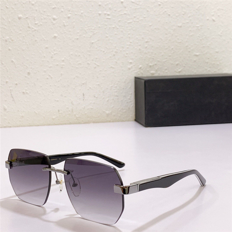 Nouvelles lunettes de soleil design de mode AM-Z55 monture sans monture lentille carrée irrégulière style généreux et polyvalent lunettes de protection uv400 en plein air de qualité supérieure