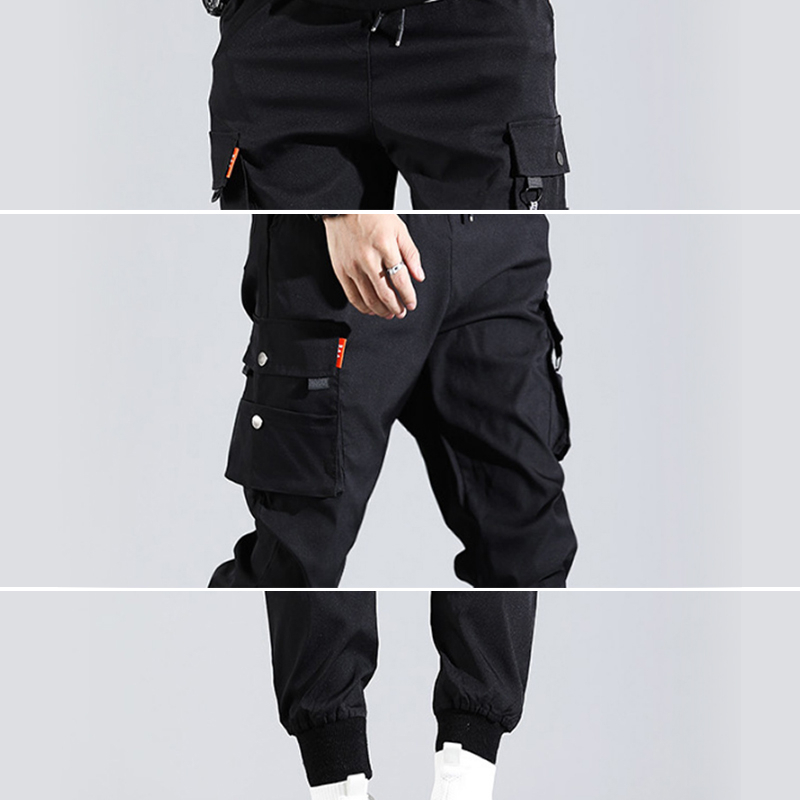 Thin Design Men byxor jogga milit￤r last Casual Work Track Pants Summer Plus Size Joggers Herrkl￤der L￤rkl￤der 220811