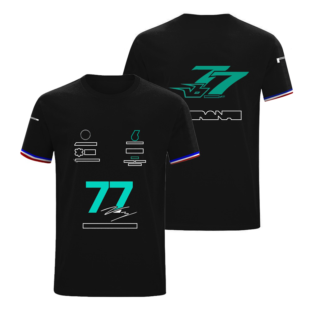 T-shirt F1 Racing Suit Drużyna wyścigowa swobodnie szybki oddychający, krótka koszulka plus rozmiar można dostosować