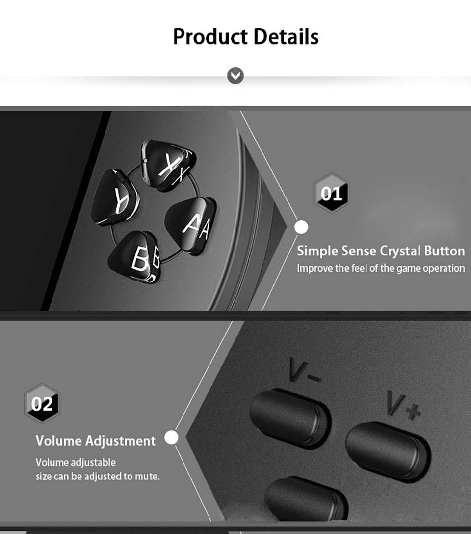 PMP X6 Handheld Game Konsol Ekranı PSP Oyun Mağazası Klasik TV Çıkışı Taşınabilir Video Oyun Oyuncusu Ücretsiz DHL UPS
