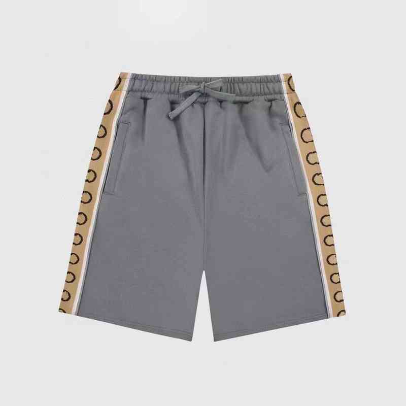 Alta versão dos shorts masculinos em diferentes mercados podem ser usados ​​fora do GU Reflexive Strip Casual Cropped calças grandes unissex