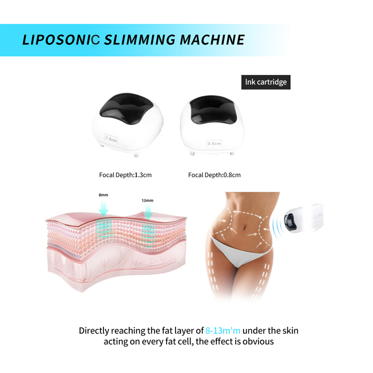 lipo gewichtsverlies afslanken schoonheid machine liposuctie voor vrouwen liposonische body sculpt vervangende cartridge vetverwijdering behandeling voor en na aanscherping