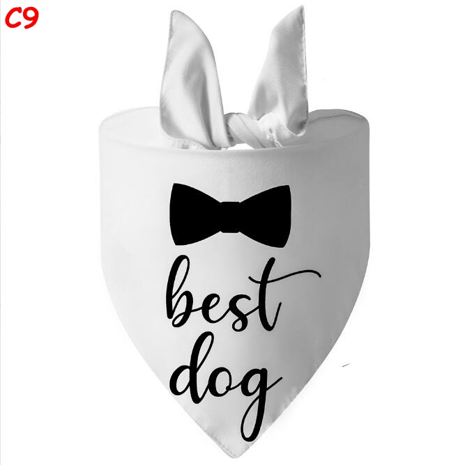 Chien Bandana Cadeau de fiançailles Mes humains se marient Elle a dit oui Annonce de fiançailles Chiens Bandanas Bavoirs de mariage pour animaux de compagnie Photo Prop Animaux Écharpe Accessoires