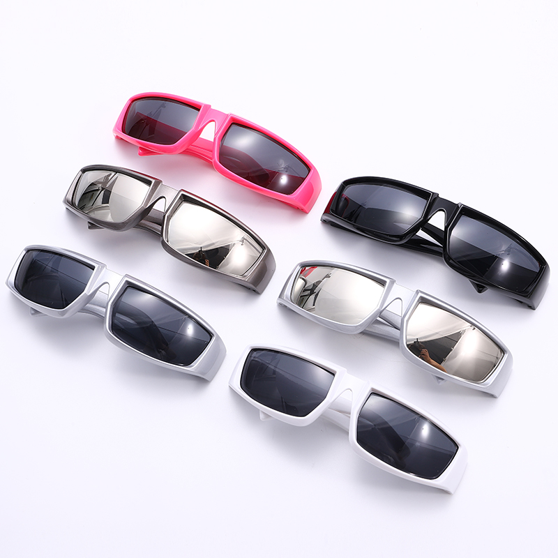 Sunglasses Y2K Sports Women Brand Designer Punk Goggle Sun Glasses Men UV400 Shades Mirror Colorful Fashion EyewearSunglasses265i