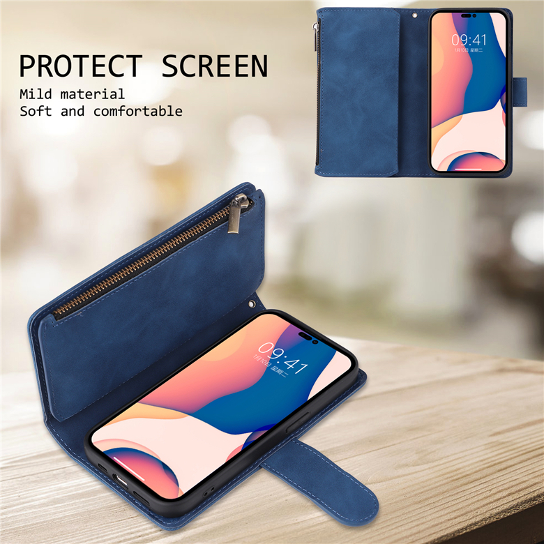 Custodia telefono con cerniera magnetica con cerniera magnetica Samsung Galaxy A51 A71 5G A10S A20S A20E A31 A21S S10 Plus Redmi Note11 Pro Note11S Google Pixel 7 6 6A Business Wallet Shell