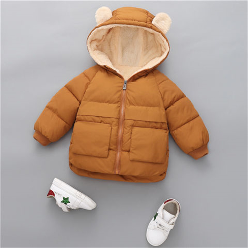 Vale inverno Parkas Giacche bambini ragazze ragazzi spessi velluto tascabile bambini s cappotto neonati overboat neonato gx220818
