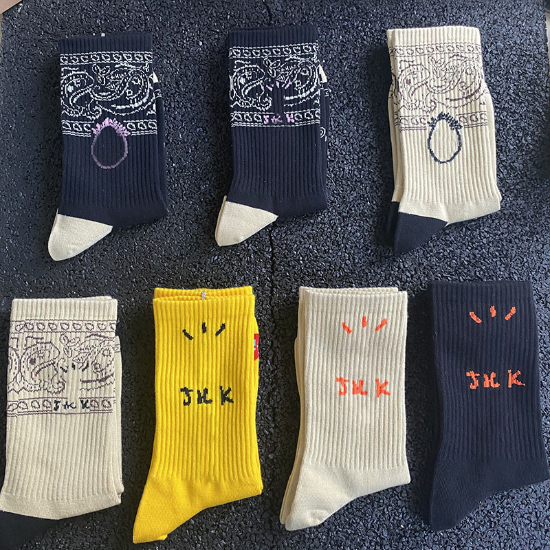 Calcetines para hombres skate hombres deportivo casual de algodón suave calcetín de calcetines hip hop 3 pares/caja