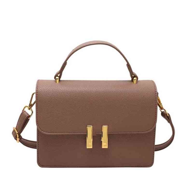 Väskor textur Små fyrkantig väska Kvinnor 2022 Nya populära mångsidiga axlar Simple Leisure Cross -handväskor