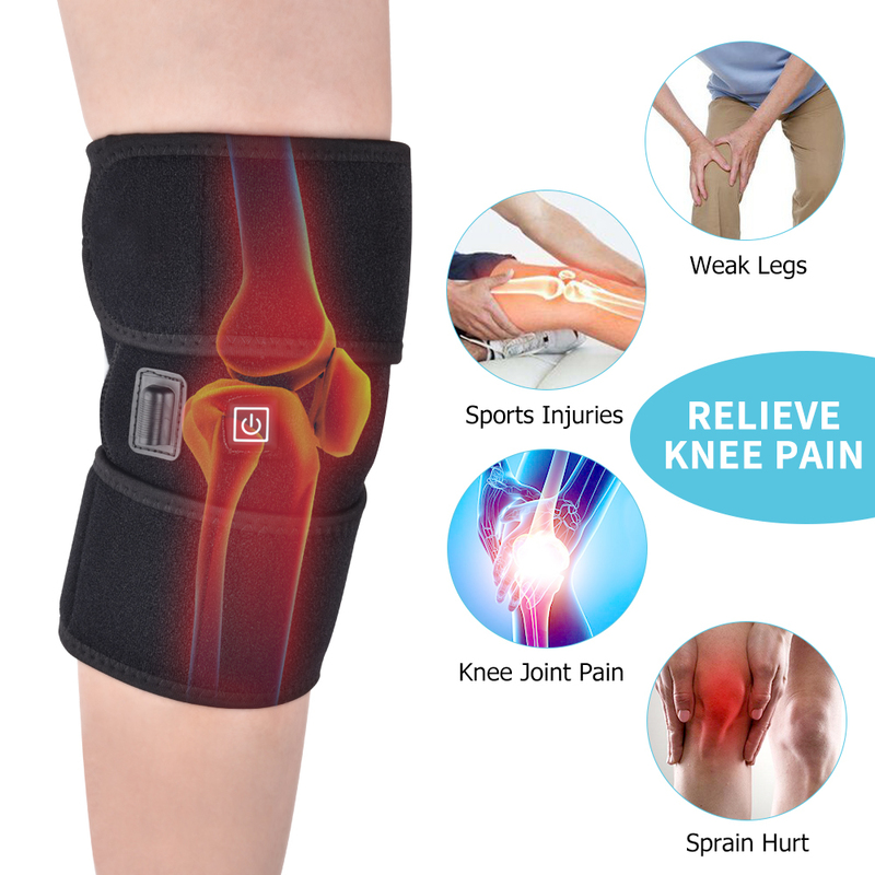 Protezione elettrica Protezione al ginocchio Calcini di fisioterapia Cinghia del tutore regolabile 3 Artrite sanitaria l'assistenza sanitaria Allevia il supporto del ginocchio del dolore 220818