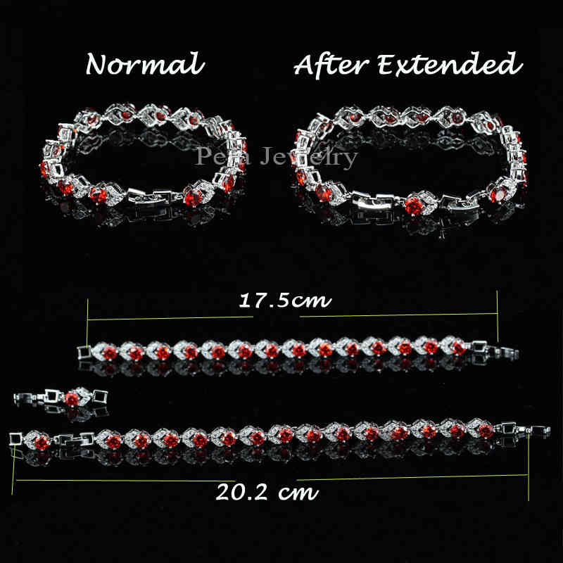 Bransoletka Projektant Pera Unikalny projekt Olive Zielony Zielony Cubic Cyrronia Stone Srebrny kolor biżuterii Moda Kobiet Party Charm Link Bracelets na prezent B096