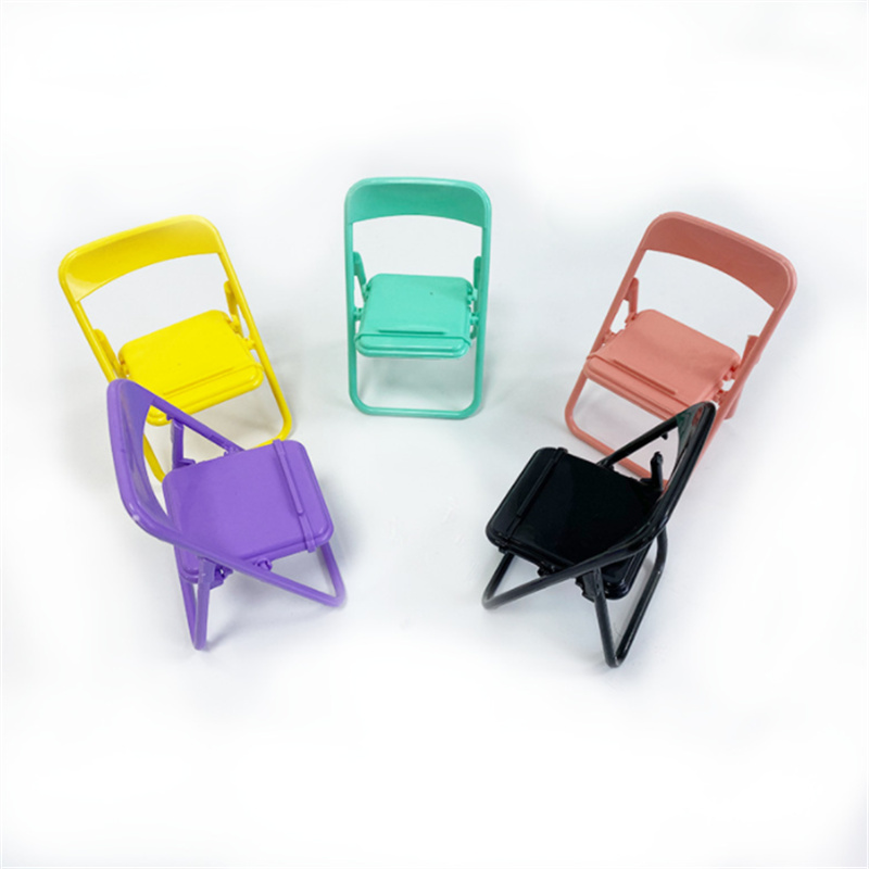 Mini Cute Chair Supporto pieghevole Staffa telefono Supporto tablet portatile Stretch Supporto cellulare iPhone Accessori cellulari Display da scrivania Supporti tablet universali