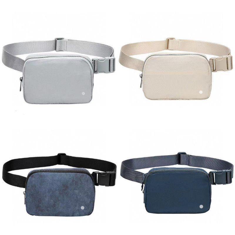 LL Mulheres Mens Waistpacks Fanny Pack Bolsas Esportes Ao Ar Livre Viagem Telefone Moeda Bolsa Casual Cinto Bolsa de Viagem À Prova D' Água Ajustável