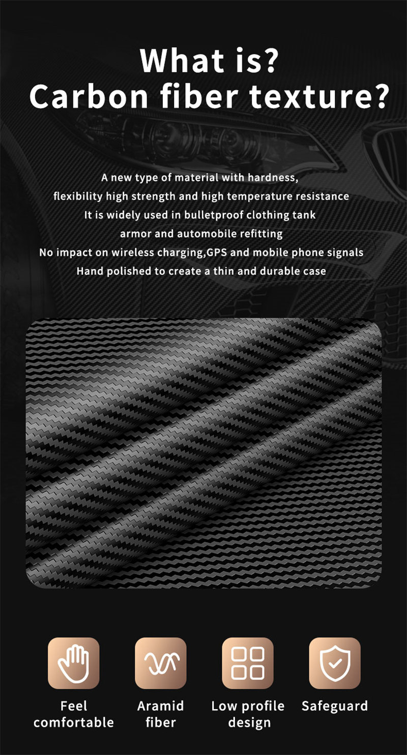 Samsung Galaxy Z Fold 4 Matte PCアーマーカバーのクールカーボンファイバースリムケース