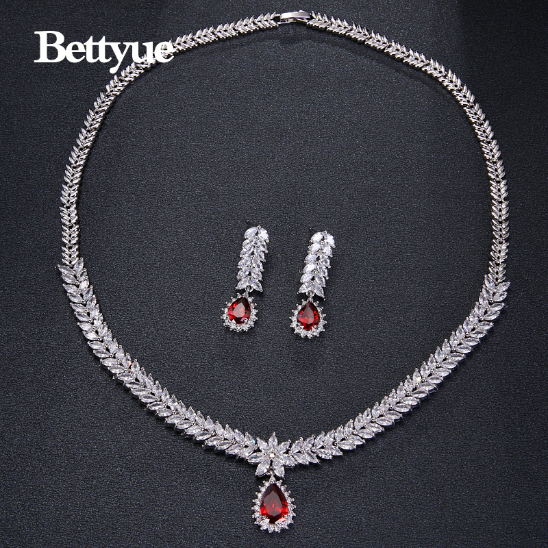 Bettyue Charming Fashion Elegance Cubic Zircon Multicolor Europe and America Style hela smycken sätter kvinnor prydnad 2208185189542