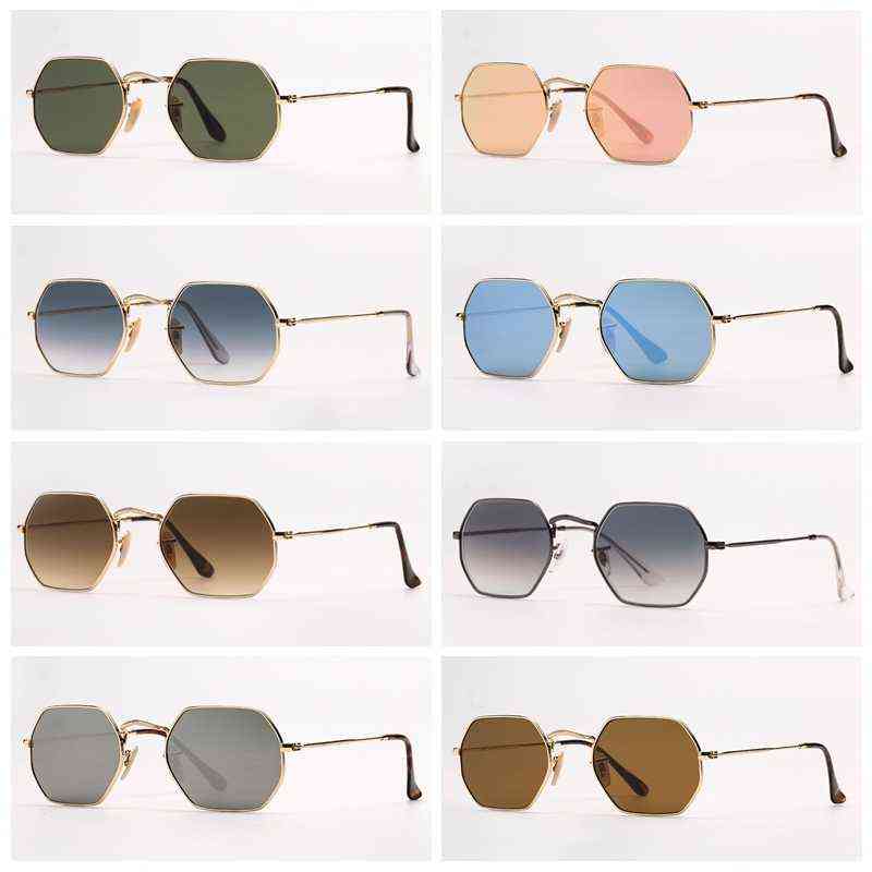 bai cheng Mens fashion sunglasses men women sunglass Octagonal sunglasses G15 glass lenses sell fashion accessory for ladies Chris225p