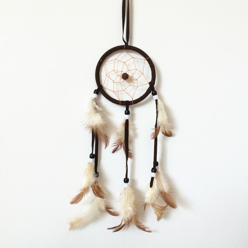 Small dream catcher feather decor home hanging party decorations mixed who287B