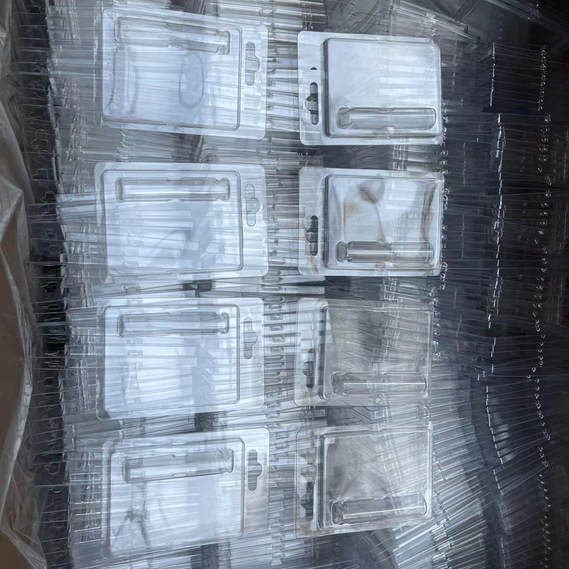 İstiridye kabuğu blister paketi 1.0ml vape kartuşlar ABD stok paketi net plastik kasa 0.8ml arabalar atomizerler ambalajı özelleştir ca depo /kutu