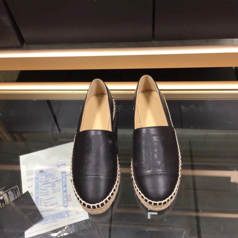 Kadın Loafer'lar Klasik Gündelik Elbise Ayakkabıları burnu bahar Kadın Yaz düz Plaj Yarım Terlik moda Espadrilles Balıkçı Üst Quilty seksi kanvas bayan Ayakkabı