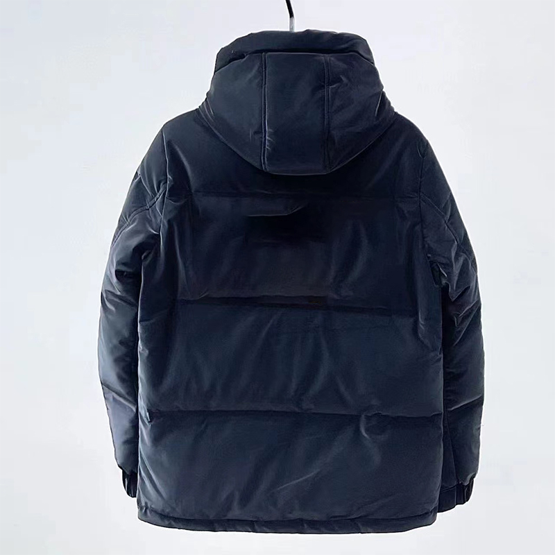 2022 hiver doudounes hommes Puffer Jacket Designer manteau Parka épais manteaux tissu imitation cuir brillant garder au chaud coupe-vent vêtements d'extérieur pardessus