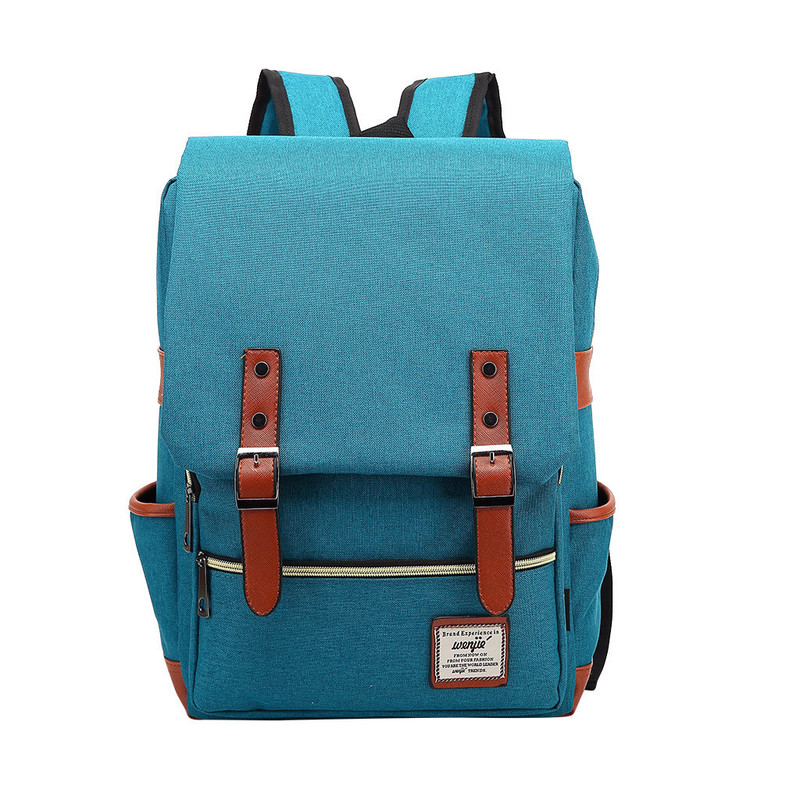 Fashion Vintage Laptop Backpack Women Canvas Bags Men canvas Travel Leisure Backpacks Retro Casual Bag School For Teenager# 220819