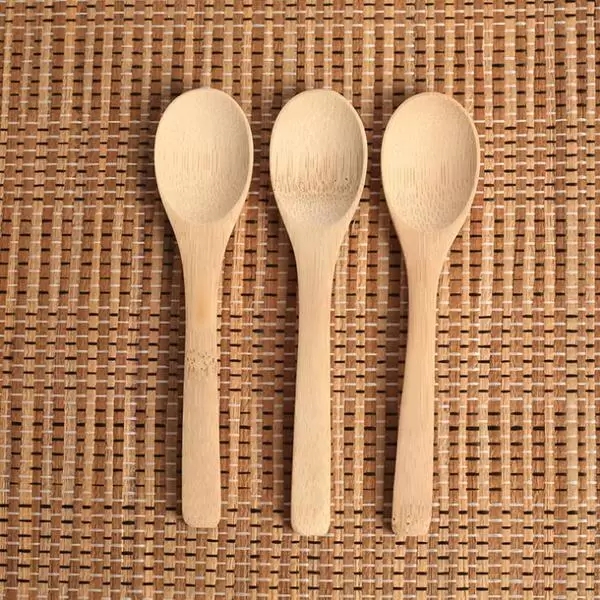 Wooden spoon Jam Spoon Baby Honey Spoons Coffee Scoop New Delicate Kitchen Using Condiment Small 12.8x3cm