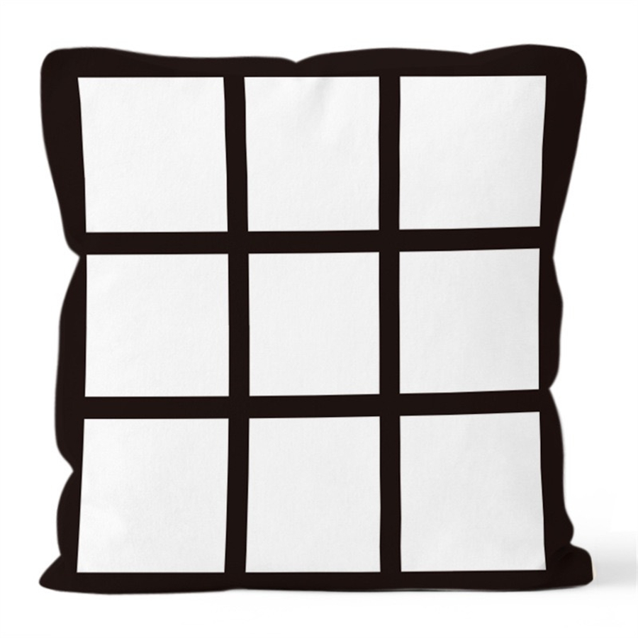 空白の昇華枕ケース織りポリエステル熱伝達枕カバークッションカバースローソファ枕カバー17.7x17.7インチ米国倉庫