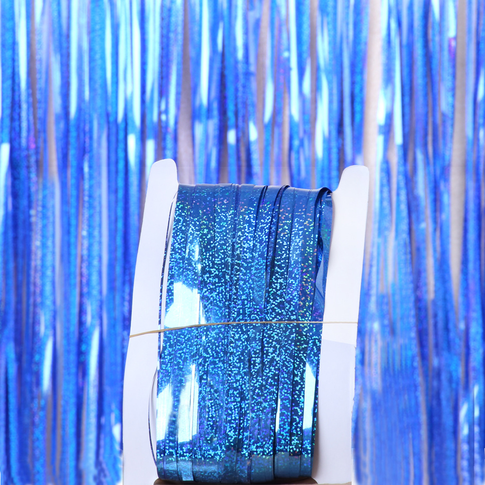 Fringe Rideau Toile de Fond Décoration de Fête 11 couleurs Argent Or Streamer Décors Fringe Rideaux de Pluie Graduation Nouvel An bateau rapide