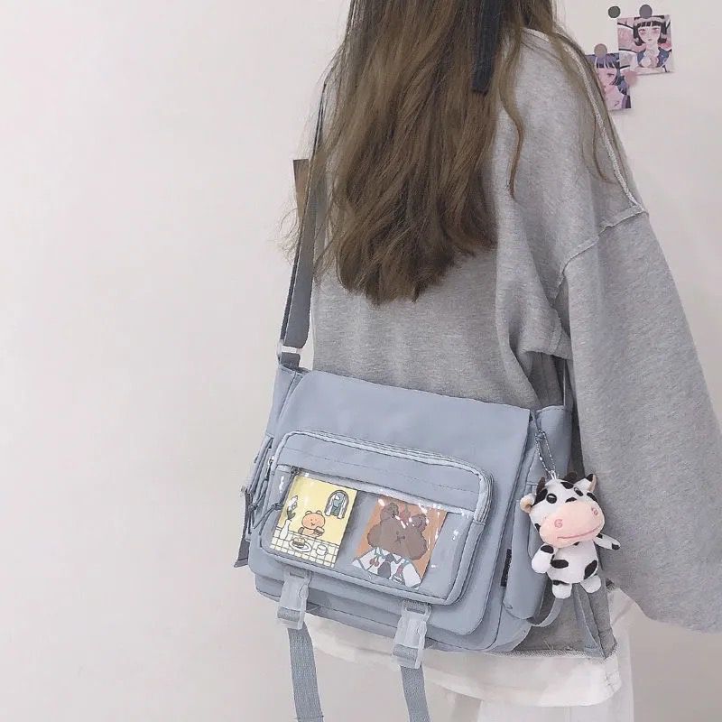 レディースバッグメッセンジャー韓国スタイルの女性バックパックカレッジ