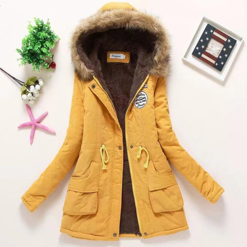 Winter Warm Down Jacket Coat Women Vintage Luxury Oversize Hooded Solid Color Lambswool Thick Padded Jackets Outerwear 220818