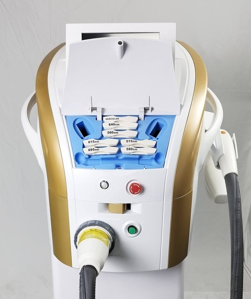 Blodkärl Borttagningsmaskin Hudföryngring Epilator OPT IPL Laser Facial Care Machine