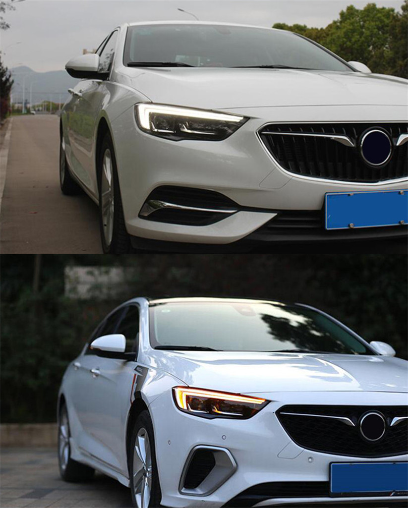 Opel Buick için Araba Ayarlama Farları 20 17-2021 Regal LED Far Yüksek Düşük Işın Ön Lamba Dönüş Sinyal Işıkları