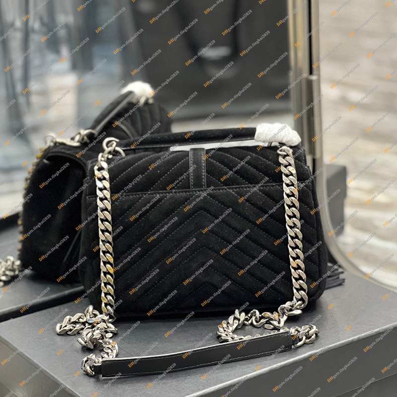 Ladies Fashion Designe Luxury Suede Tassel Chain Bag Crossbody Shoulder Bags Handbag TOTE High Quality TOP 5A 392737 Pouch Purse