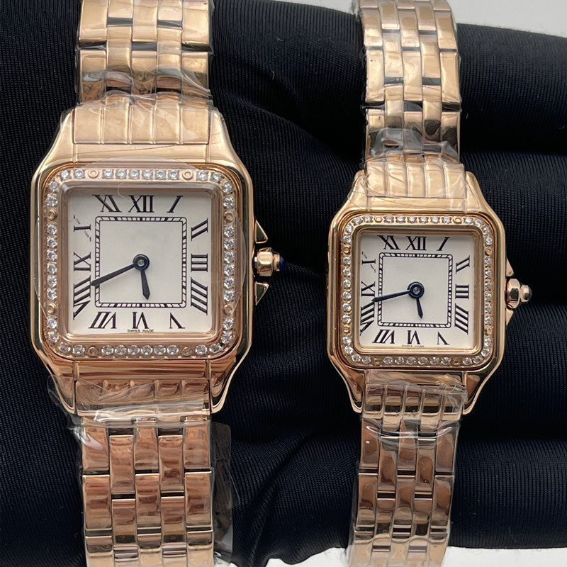 Orologi da donna orologio oro oro in acciaio inossidabile in acciaio inossidabile con orologi da polso eleganti diamanti Montre de Luxe GIF 6883 9691221 7482