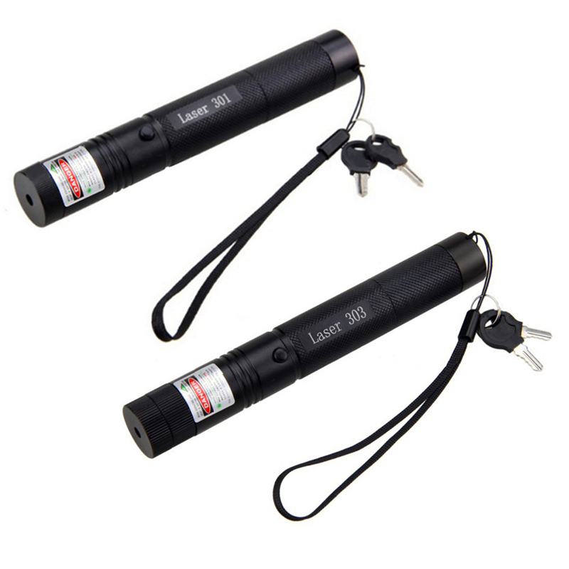 LED Lasers Lights 532nm Green Laser Sight 303 Laser Pointer Krachtige verstelbare focus Lazer met voor nacht Astronomie Outdoor Camping Hunting en Wandelen