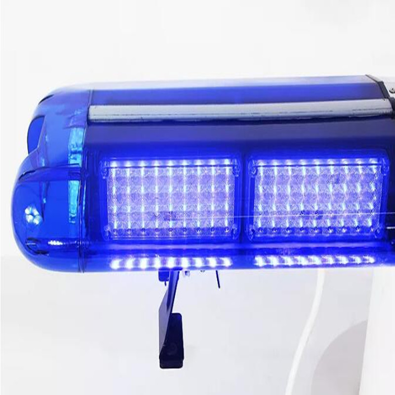 120cm/47inch Car warning light bar emergency lights with 100W speaker and 100W PA300 siren amplifier waterproof