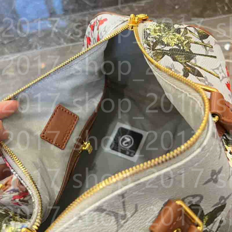 HHデザイナーOnthego Tote Bag M20501花と植物印刷モノグラムパターンハンドルバッグズボレットのゴーハンドバッグスプリングで豪華なスピーディークロスボディ